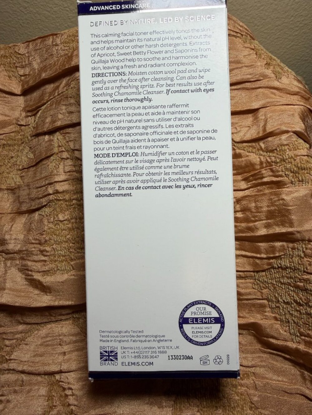 New:  ELEMIS Soothing Apricot Toner 6.7 fl oz - Picture 3 of 3